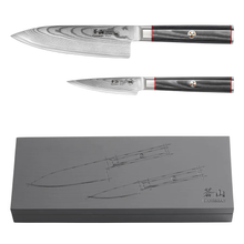 Load image into Gallery viewer, YARI Series 2-Piece Starter Knife Set with Ash Wood Box