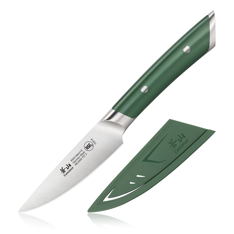 HELENA Series 3.5-Inch Paring Knife Green