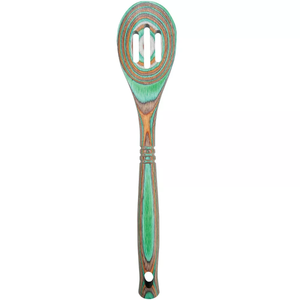 12" Mint Pakka Slotted Spoon