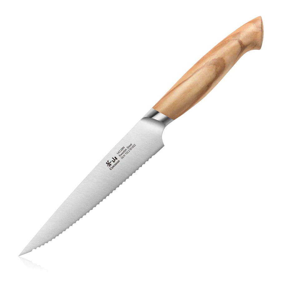 OLIV Series 5-Inch Serrated Utility Knife