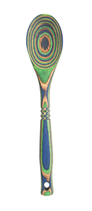 12" Peacock Pakka Spoon