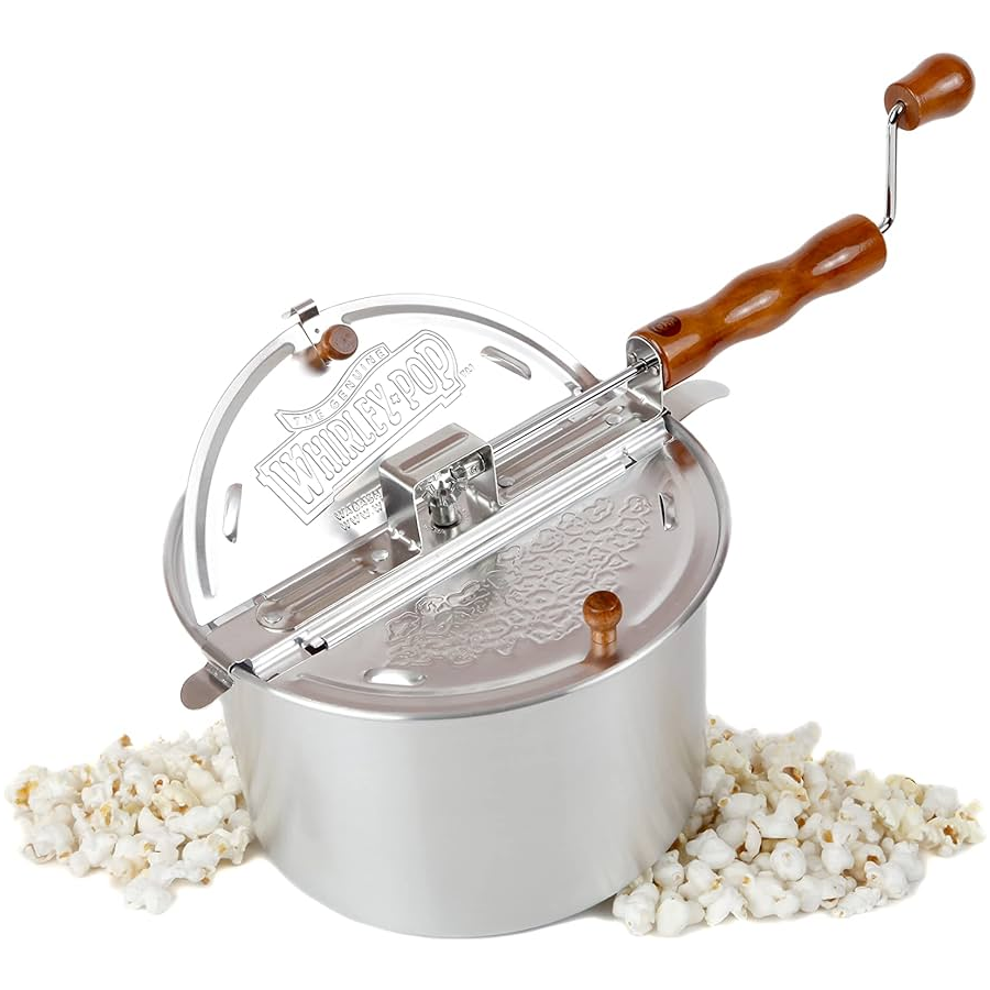 Whirley-Pop Stovetop Popcorn Popper - Original Silver