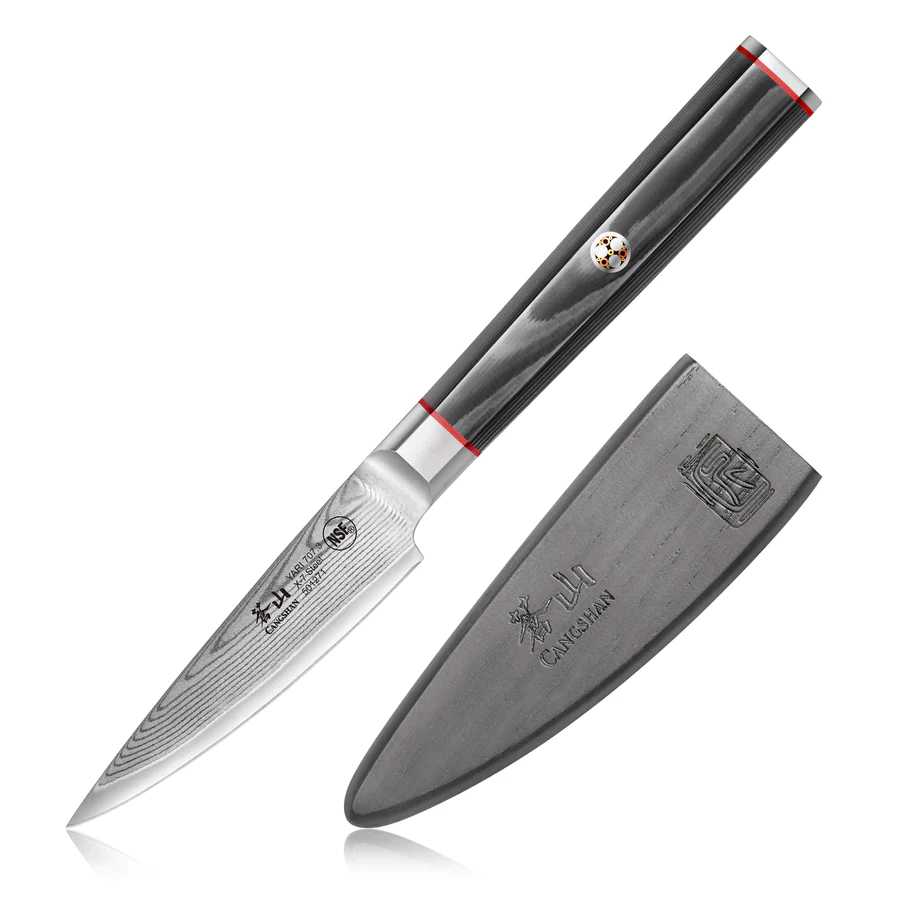 YARI Series 3.5-Inch Paring Knife with Sheath