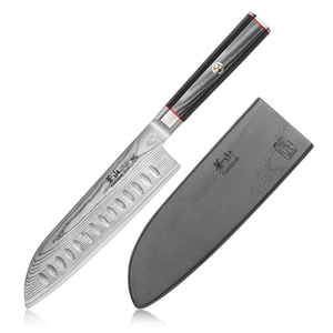 YARI Series 7-Inch Santoku Knife with Sheath